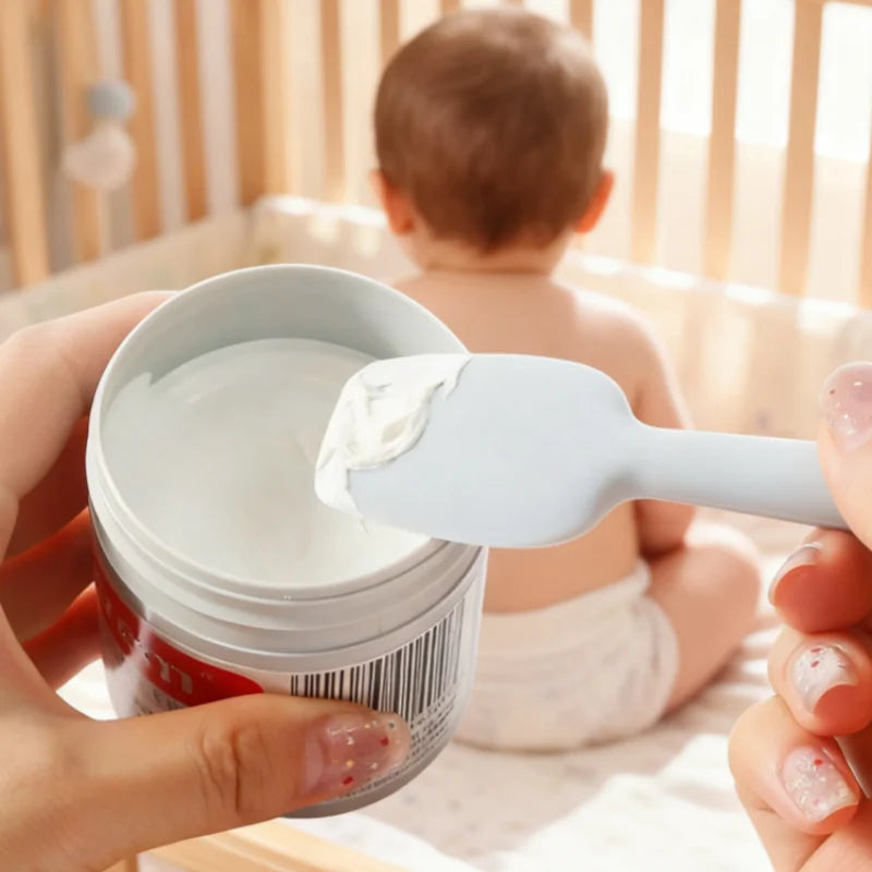 Baby Diaper Cream Applicator Silicone Scraper Butt Spatula Applicator with Suction Cup Silicone Care Tool