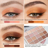 20-Color Multicolor Eyeshadow Palette Nude Earth Tones Tender And The Powder Is Not Flying Waterproof Long-Lasting Daily Makeup