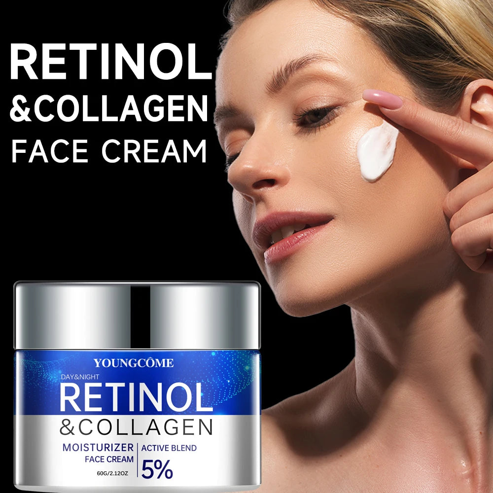 Retinol Wrinkle Remover Facial Serum Set Instant Firming Lift Anti-Aging Cream Fade Fine Lines Whitening Moisturizing Skin Care