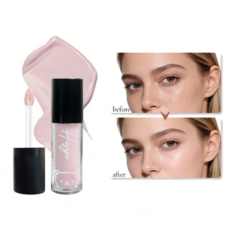 Matte Liquid Concealer Makeup Set Multi-functional Facial Concealer Long-Lasting Buildable Coverage for Contouring Dark Circles