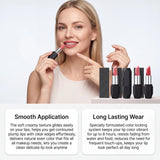 Zephoco Matte Long-Wear Lipstick Tint Crystal Shape 3 Colors High Pigment Waterproof Transfer-Proof Moisturizing Classic Fashion Shades