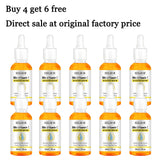 30ML Vitamin C Face Serum Deep Moisturizing Enhance Smoothness Shrink Pores Improve Skin Texture Boosts Skin Elasticity Glowing Facial Serum