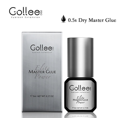 Gollee 0.5s Fast Dry Lash Adhesive Long Lasting 6-8 Weeks Eyelashes Glue for Eyelash Extensions No Irritation Glue Makeup Tools