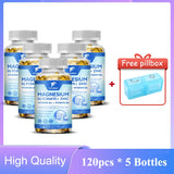 Magnesium Glycinate + Zinc Supplement Capsules, High Absorption, Support Sleep Health, Bone Joint, Brain, Strengthen Immune