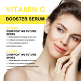 30ML Vitamin C Face Serum Deep Moisturizing Enhance Smoothness Shrink Pores Improve Skin Texture Boosts Skin Elasticity Glowing Facial Serum