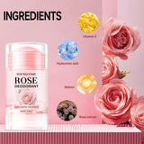 Pink Rose Essentials Deodorant Stick Long Lasting Fragrance Fragrance Oil Deodorant Cream Dating Aroma Perfume Cooling armpit