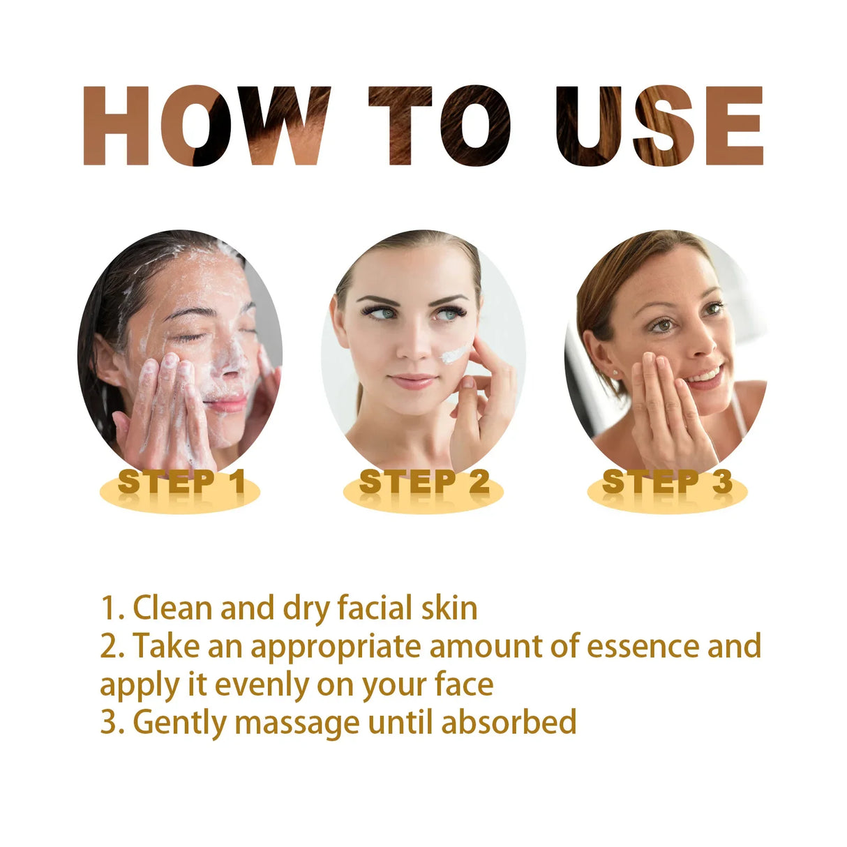 EELHOE Centella Asiatica Serum Tighten Skin Soothing Smooth Improve Dryness Deep Hydration Face Care Moisturizing Facial Serum