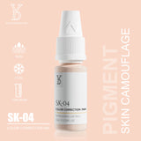 YD Professional 10ML Camouflage Pigment Semi Permanent Makeup Tattoo Ink for Scar Cover Stretch Marks Vitiligo Restore Skin Tone