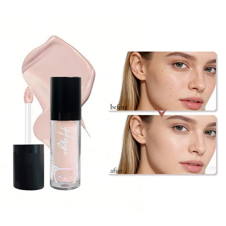 Matte Liquid Concealer Makeup Set Multi-functional Facial Concealer Long-Lasting Buildable Coverage for Contouring Dark Circles