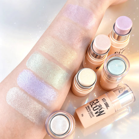 6-Color Highlight Stick – Glow Makeup, Longwear Pen Design, 6g, Face Highlighter Set