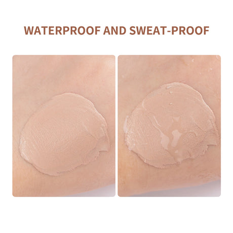 SPF30+Color Changing Foundation 4 in 1 Sun Liquid Moisture Waterproof Nourishes Coverage for All Skin Types Free Puff