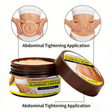 Anti Cellulite Cream for Body Massage Rose Oil Moisturizing Skin Firming Shaping Body Care Soft Fat Burning Slimming Cream 120g