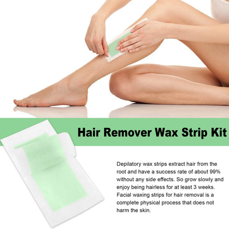 EELHOE Hair Removal Wax Strip Non-irritating Pore Shrink Improve Smoothness Smoothing Skin Peel Off Quick Hair Remove Strips