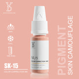 YD Professional 10ML Camouflage Pigment Semi Permanent Makeup Tattoo Ink for Scar Cover Stretch Marks Vitiligo Restore Skin Tone