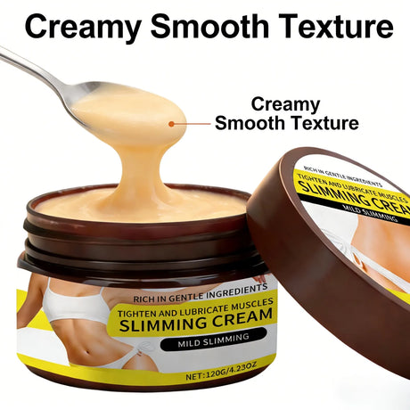 Anti Cellulite Cream for Body Massage Rose Oil Moisturizing Skin Firming Shaping Body Care Soft Fat Burning Slimming Cream 120g