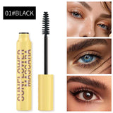 Slim Volume Mascara Black Waterproof Long-lasting Mascara Curls Up Long-Lasting Smudge-Proof Easy to Apply Unisex Eye Makeup