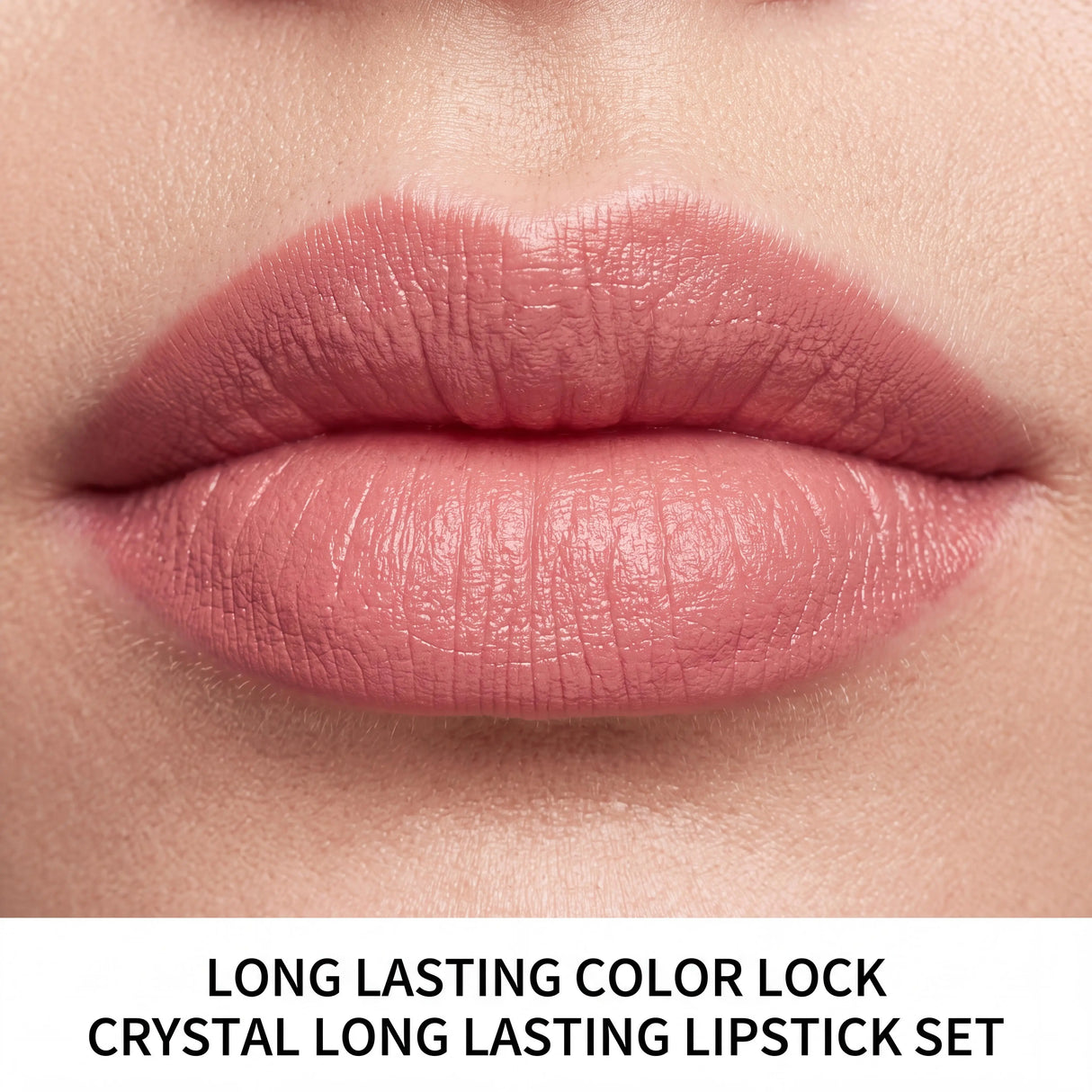Zephoco Matte Long-Wear Lipstick Tint Crystal Shape 3 Colors High Pigment Waterproof Transfer-Proof Moisturizing Classic Fashion Shades