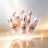 6-Color Highlight Stick – Glow Makeup, Longwear Pen Design, 6g, Face Highlighter Set