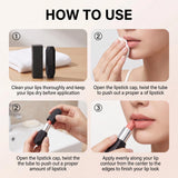 Zephoco Matte Long-Wear Lipstick Tint Crystal Shape 3 Colors High Pigment Waterproof Transfer-Proof Moisturizing Classic Fashion Shades