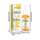 30ML Vitamin C Face Serum Deep Moisturizing Enhance Smoothness Shrink Pores Improve Skin Texture Boosts Skin Elasticity Glowing Facial Serum