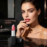 Zephoco Matte Long-Wear Lipstick Tint Crystal Shape 3 Colors High Pigment Waterproof Transfer-Proof Moisturizing Classic Fashion Shades