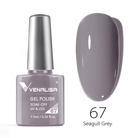 Venalisa 7.5ml Nail Gel Polish 60 Color Glitter Color Nail Varnish For Nail Art Manicure Top Coat Soak Off Enamel UV Gel Varnish