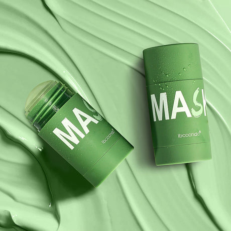 40g Face Mask Green Tea Clay Oil Control Deep Cleaning Blackhead Remover Purifying Shrinks Pores Nourishing Acne Treatment