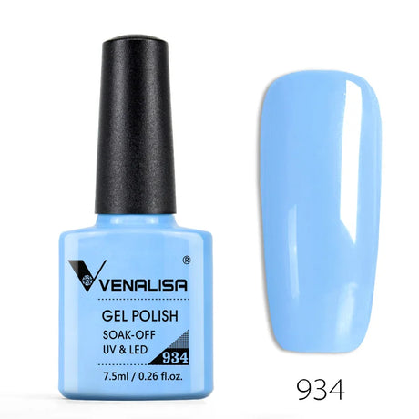 Venalisa 7.5ml Nail Gel Polish 60 Color Glitter Color Nail Varnish For Nail Art Manicure Top Coat Soak Off Enamel UV Gel Varnish