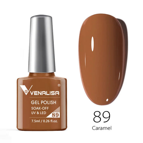 Venalisa 7.5ml Nail Gel Polish 60 Color Glitter Color Nail Varnish For Nail Art Manicure Top Coat Soak Off Enamel UV Gel Varnish