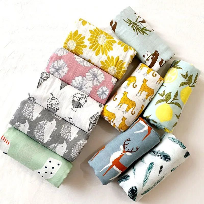 58x58cm Muslin Cotton Baby Towels Scarf Swaddle Bath Towel Newborns Handkerchief Bathing Feeding Face Washcloth Wipe