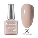 Venalisa 7.5ml Nail Gel Polish 60 Color Glitter Color Nail Varnish For Nail Art Manicure Top Coat Soak Off Enamel UV Gel Varnish