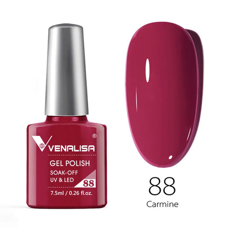 Venalisa 7.5ml Nail Gel Polish 60 Color Glitter Color Nail Varnish For Nail Art Manicure Top Coat Soak Off Enamel UV Gel Varnish