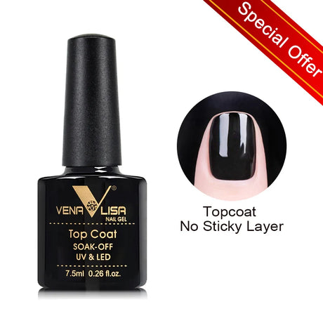 Venalisa 7.5ml Nail Gel Polish 60 Color Glitter Color Nail Varnish For Nail Art Manicure Top Coat Soak Off Enamel UV Gel Varnish