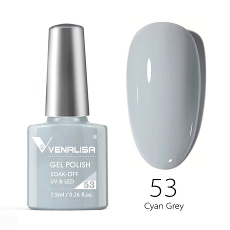 Venalisa 7.5ml Nail Gel Polish 60 Color Glitter Color Nail Varnish For Nail Art Manicure Top Coat Soak Off Enamel UV Gel Varnish