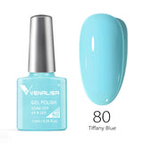 Venalisa 7.5ml Nail Gel Polish 60 Color Glitter Color Nail Varnish For Nail Art Manicure Top Coat Soak Off Enamel UV Gel Varnish