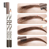 1PC Microblading Eyebrow Pen Waterproof Permanent Makeup Eye brow Pencil Positioning Lip Dark Brown Eyebrow cejas maquillaje