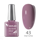 Venalisa 7.5ml Nail Gel Polish 60 Color Glitter Color Nail Varnish For Nail Art Manicure Top Coat Soak Off Enamel UV Gel Varnish