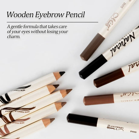 1PC Microblading Eyebrow Pen Waterproof Permanent Makeup Eye brow Pencil Positioning Lip Dark Brown Eyebrow cejas maquillaje