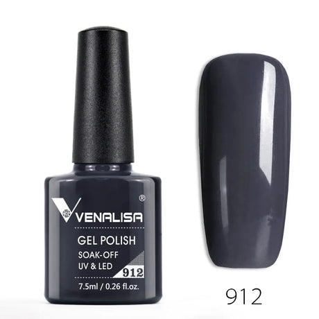 Venalisa 7.5ml Nail Gel Polish 60 Color Glitter Color Nail Varnish For Nail Art Manicure Top Coat Soak Off Enamel UV Gel Varnish
