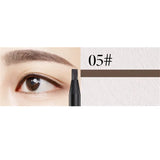 White Eyebrow Pencil Cosmetic Pen Brush for Eyeshadow Natural Long-Lasting Brows Tint Waterproof Eye Brow Makeup Set Beauty