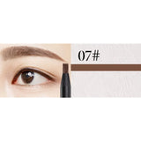 White Eyebrow Pencil Cosmetic Pen Brush for Eyeshadow Natural Long-Lasting Brows Tint Waterproof Eye Brow Makeup Set Beauty