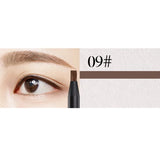 White Eyebrow Pencil Cosmetic Pen Brush for Eyeshadow Natural Long-Lasting Brows Tint Waterproof Eye Brow Makeup Set Beauty