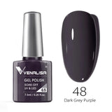 Venalisa 7.5ml Nail Gel Polish 60 Color Glitter Color Nail Varnish For Nail Art Manicure Top Coat Soak Off Enamel UV Gel Varnish