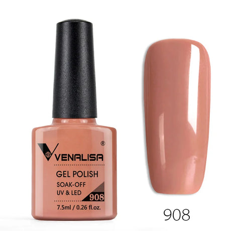 Venalisa 7.5ml Nail Gel Polish 60 Color Glitter Color Nail Varnish For Nail Art Manicure Top Coat Soak Off Enamel UV Gel Varnish