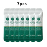 LAIKOU 7pcs Moisturizing Facial Mask Hydrating Sleeping Face Sheet Masks Repairing & Nourishing Night Face Mask Skin Care