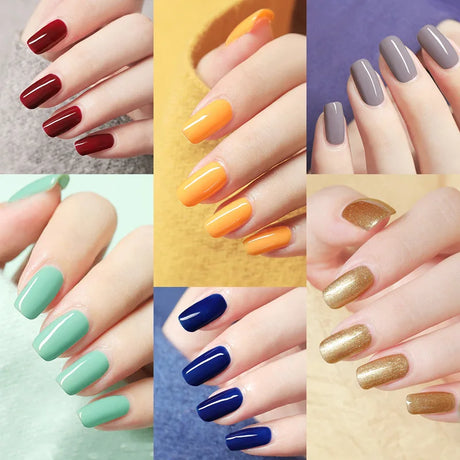 Venalisa 7.5ml Nail Gel Polish 60 Color Glitter Color Nail Varnish For Nail Art Manicure Top Coat Soak Off Enamel UV Gel Varnish