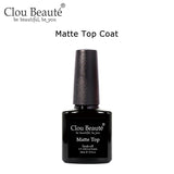 Clou Beaute Gel Nail Polish Neon Brown Royal Blue Red Green Pastal Nude Nail Art Varnishes Gel Lacquer Top Coat UV Gel Nail