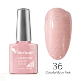 Venalisa 7.5ml Nail Gel Polish 60 Color Glitter Color Nail Varnish For Nail Art Manicure Top Coat Soak Off Enamel UV Gel Varnish