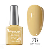 Venalisa 7.5ml Nail Gel Polish 60 Color Glitter Color Nail Varnish For Nail Art Manicure Top Coat Soak Off Enamel UV Gel Varnish
