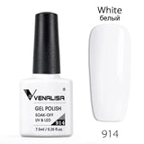 Venalisa 7.5ml Nail Gel Polish 60 Color Glitter Color Nail Varnish For Nail Art Manicure Top Coat Soak Off Enamel UV Gel Varnish